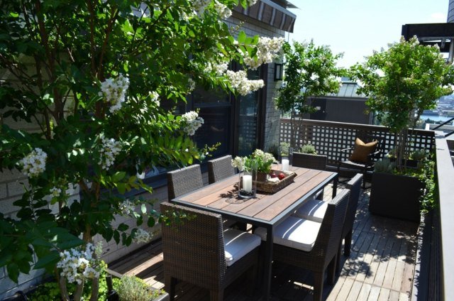 mobilier confortabil din ratan idei de design balcon Idei de design mobilier din ratan idei de plante de balcon