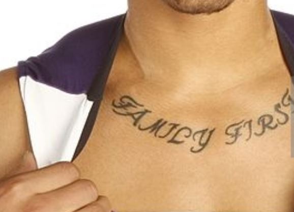 Micheal FAMILY FIRST Tattoo