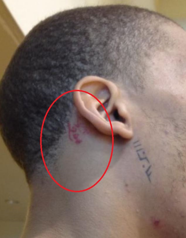 Tatuagem de orelha de Michael