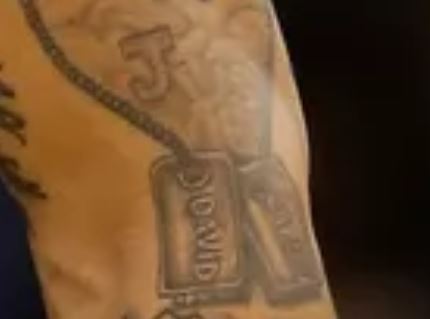 Rosário de Miguel contas com nomes em pingentes