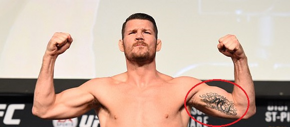 Tatouage du bras gauche de Michael Bisping.