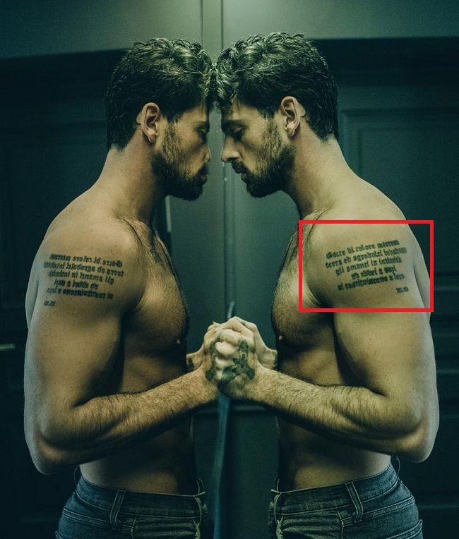 Michèle Morrone-tatouage