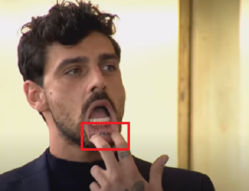 Michele Morrone-Lèvre-Tattoo-