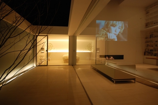 arhitectura moderna cu dormitor de design simplu