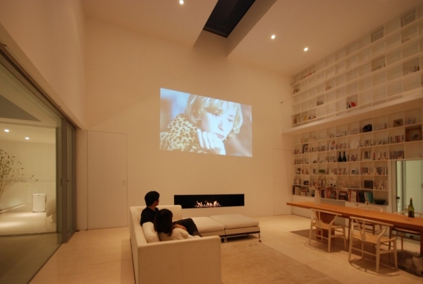 arhitectură minimalistă cu relaxare simplă a designului