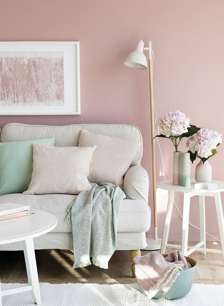 mentă și roz - culorile se potrivesc perfect