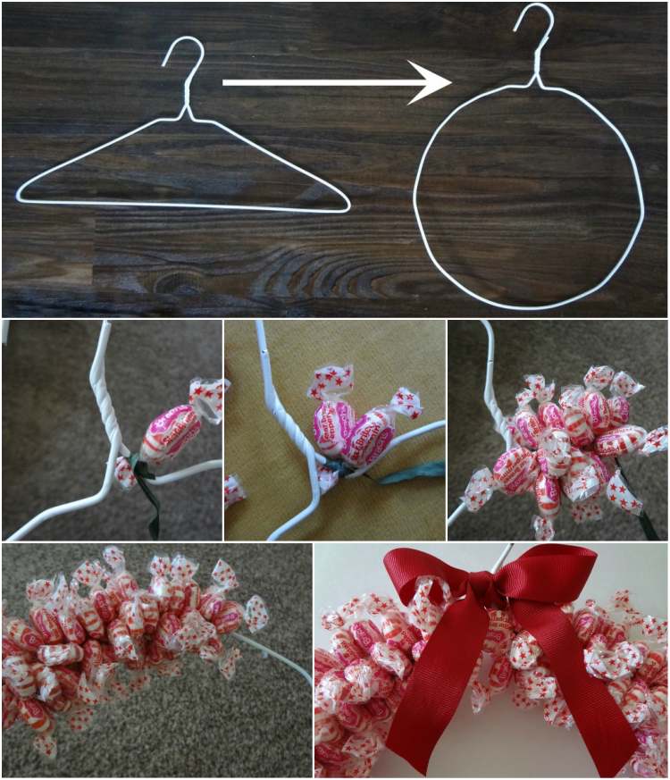 suveniruri Crăciun idei originale comestibile decorațiuni de Crăciun cunună acadele