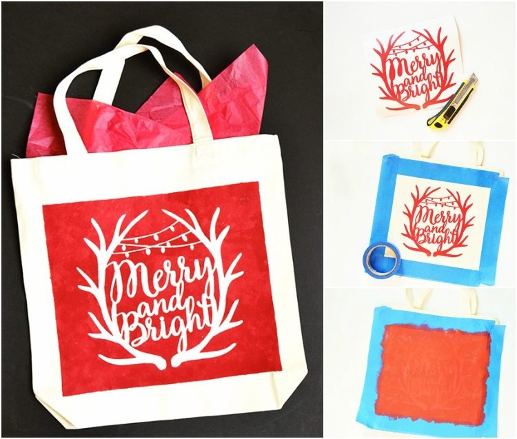 suveniruri Crăciun idei originale Crăciun geantă de bricolaj diy