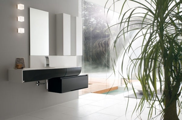 Idei de design mobilier baie-lavoar-dulap modern RAB