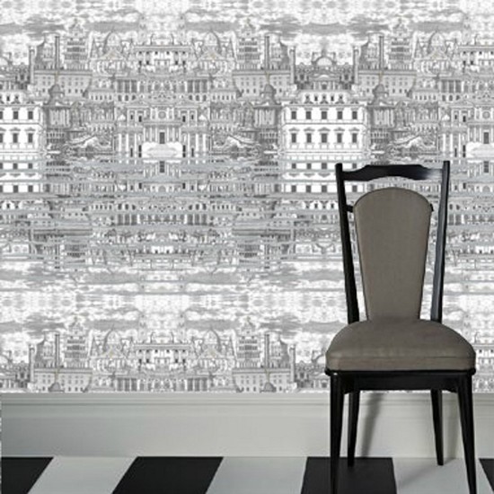 Peisaj urban alb-negru