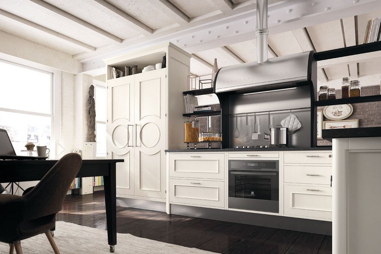 fronturi de bucătărie albe cu detalii în stil rustic bucătării-moderne-bucătărie-stil-rustic-lemn-detalii-bucătării