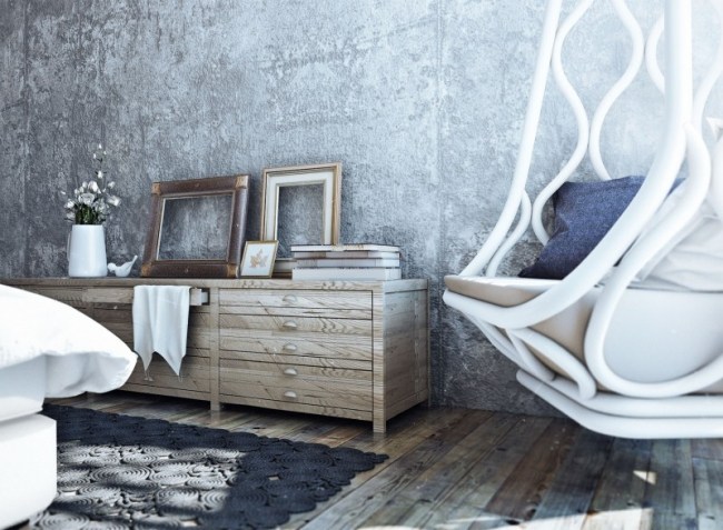 comoda din lemn natural casă de țară modernă design minimalist comoda din lemn natural casă modernă la țară cu design minimalist