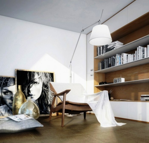 Idei de design interior-sufragerie Amenajare interioară a camerei de zi