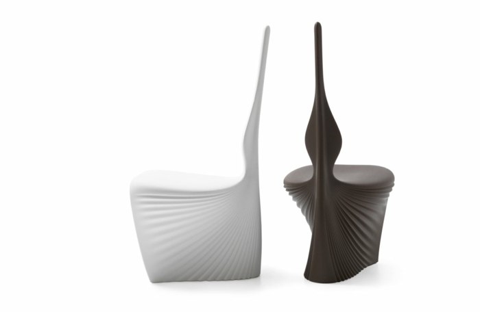scaun alb negru designer mobilier de arta Scaun designer mobilier opere de artă Vondom