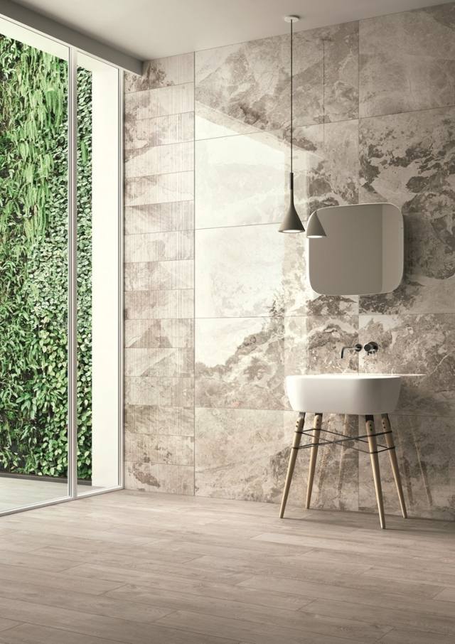 gresie modernă de porțelan efect marmură Cafe au lait-EdilCuoghi-Ceramiche Gresie de perete cu efect de marmură acoperire de perete Cafe au lait-EdilCuoghi-Ceramiche