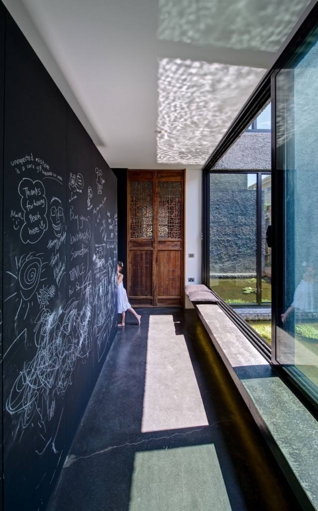 amenajare interioară casă modernă lumina soarelui tablă vopsea perete casa familiei moderne interior lumina soarelui tablă vopsea perete