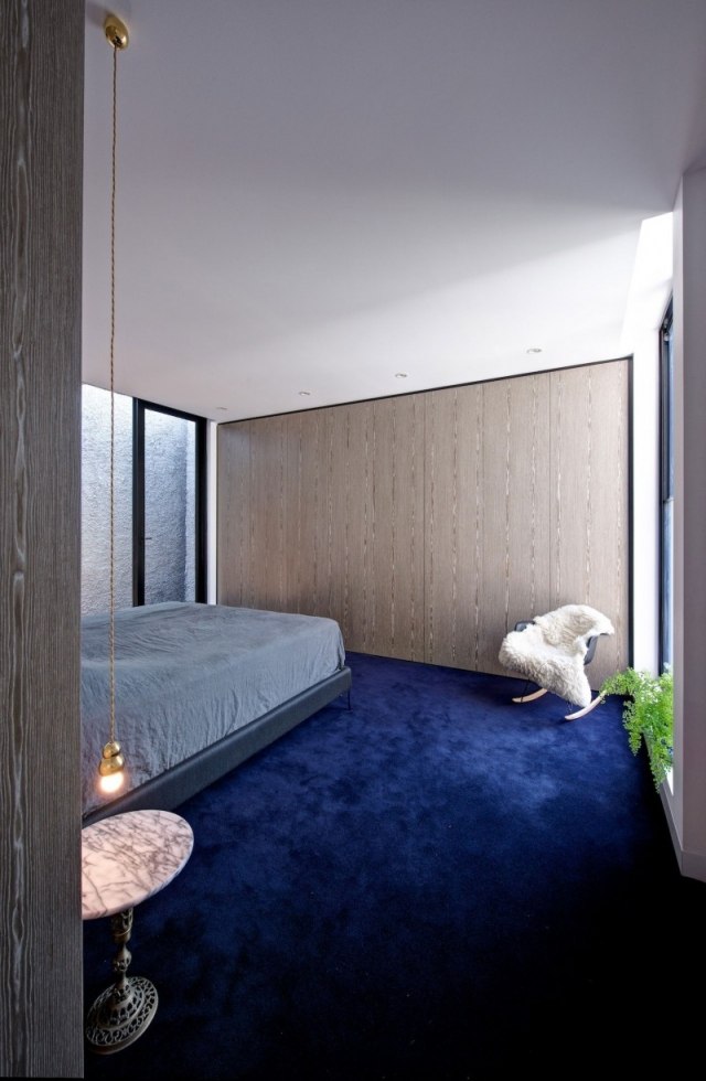 mobilier dormitor dulap covor lemn albastru cobalt dormitor design dulap lemn covor albastru cobalt
