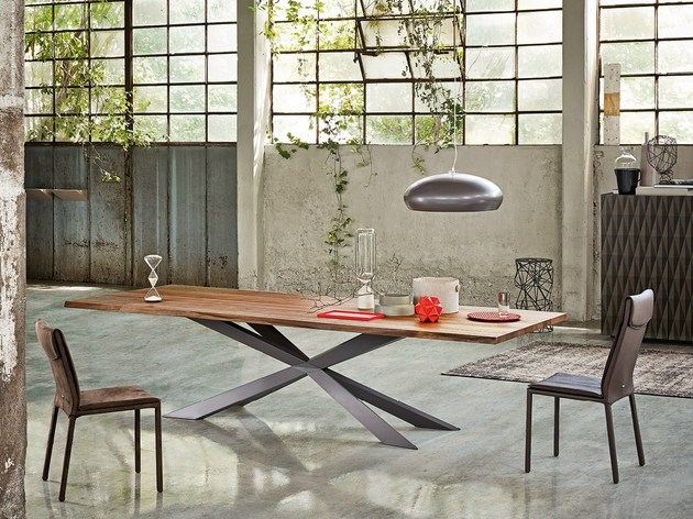 design masa mese cattelan italia baza otel negru