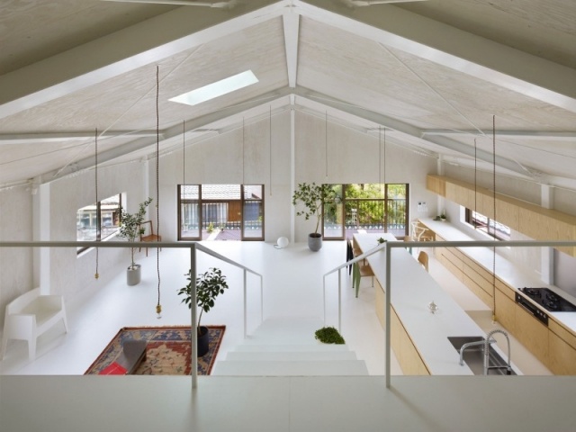 casa plan deschis etaj living living acoperis spatios spatios casă modernă plan deschis etaj living living acoperiș gable spațios