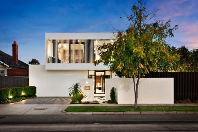 balaclava drum modern casă piscină curte design balaclava road australia casă modernă cu design curte piscină