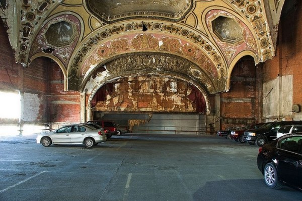 Parcare arhitectură modernă Michigan teatru Detroit metropolă auto Parcare Garaj Arhitectură Design Michigan Theatre Detroit SUA