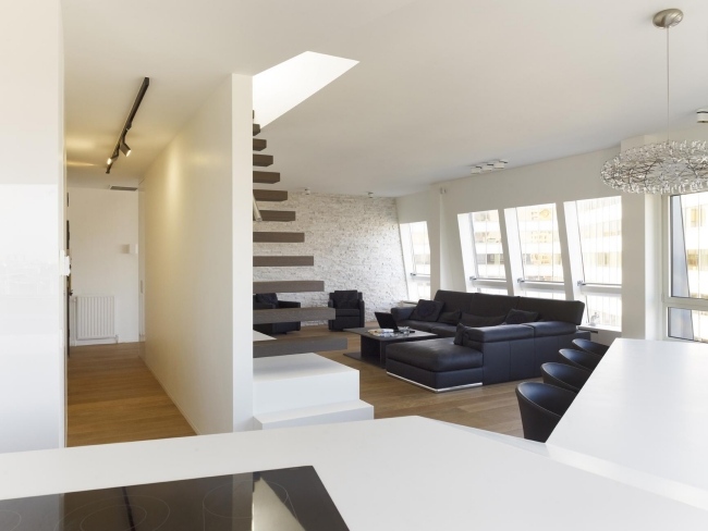 living simplu penthouse modern design himacscf cameră de zi simplă penthouse modern design de himacscf