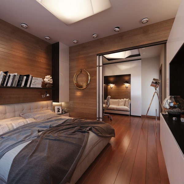 Podea din lemn cameră pentru tineret decor modern mobilier modern ideea de decorare maritimă