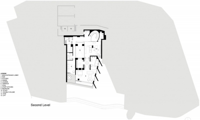 Clifton Beach House House Antoni Associates Plan de etaj Clifton Beach casa de coastă antoni asociază planul de etaj