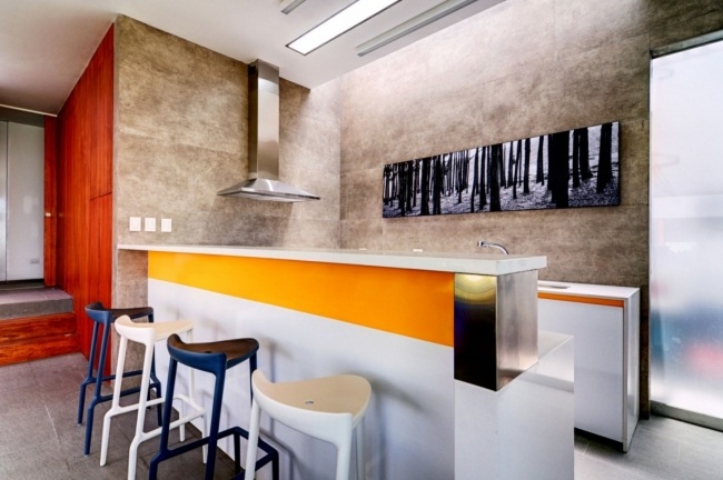 scaun de blat bar casa seta casa de designer cu terasa pe acoperis