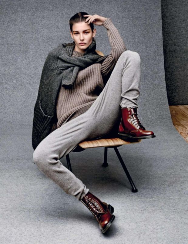 Tendințe-modă-toamnă-iarnă-2014-Vogue-Rusia-imagine-copertă-supermodel