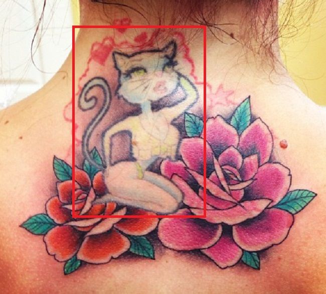 Monique Alexander-Cat-Tattoo