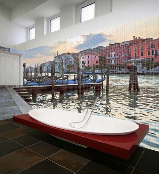 gresie ideala decorare baie baie faianta idee mare decorare baie