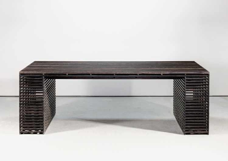Această piesă de mobilier poate fi folosită ca masă și birou mobilier-lemn-birou-masuta de cafea-negru-lacuit