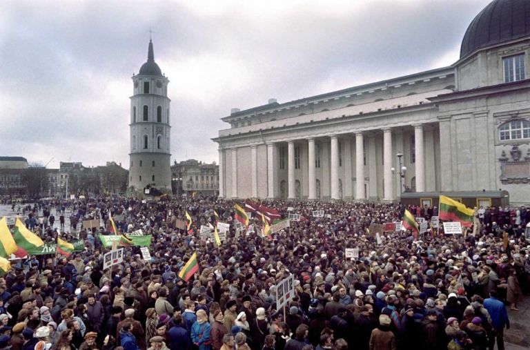 Prăbușirea protestatarilor Uniunii Sovietice 1991
