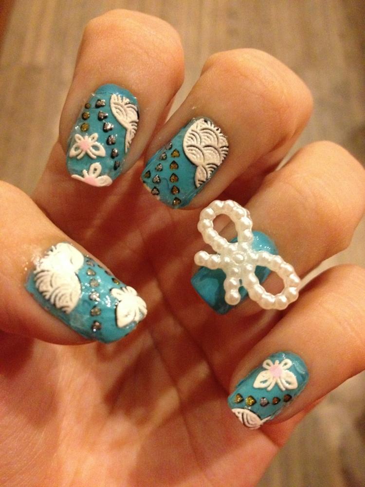 Decorați unghiile cu bijuterii și decorațiuni design unghii deco-bijuterii-arc-margele