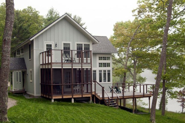 Casă verandă patio lemn balustradă idei fațadă lemn victorian Idei de balustradă din lemn pentru terase Idei de proiectare a fațadelor