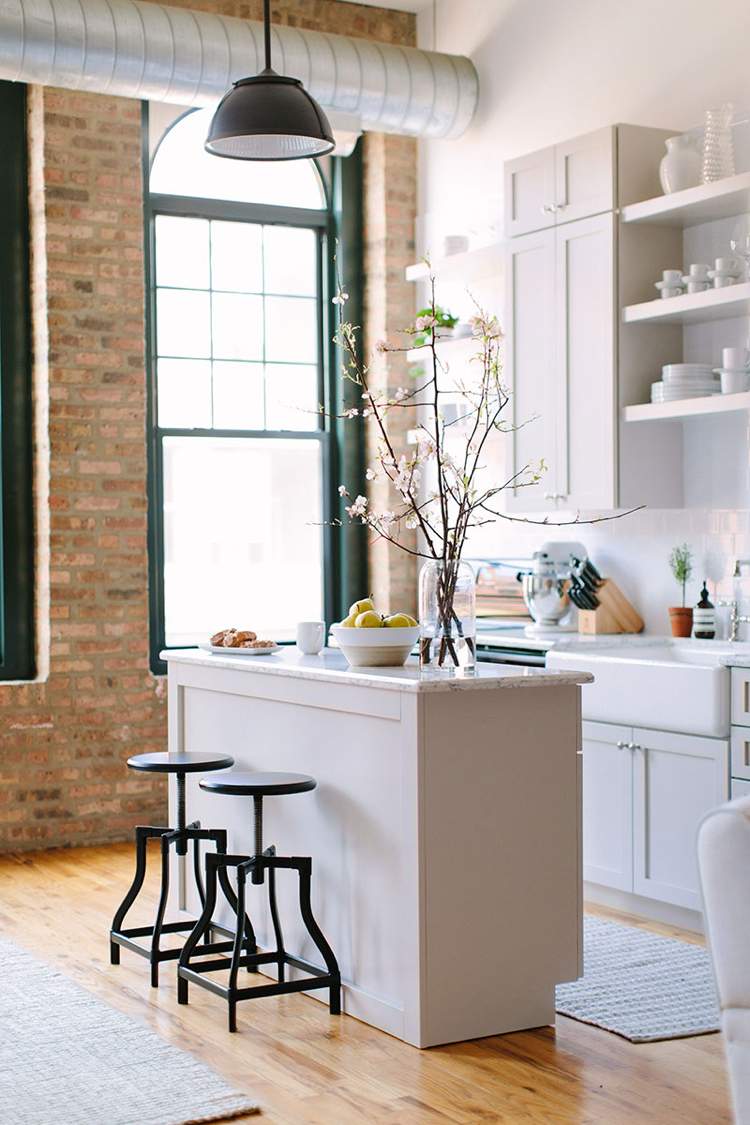 blat de bucatarie modern Greige Industrial