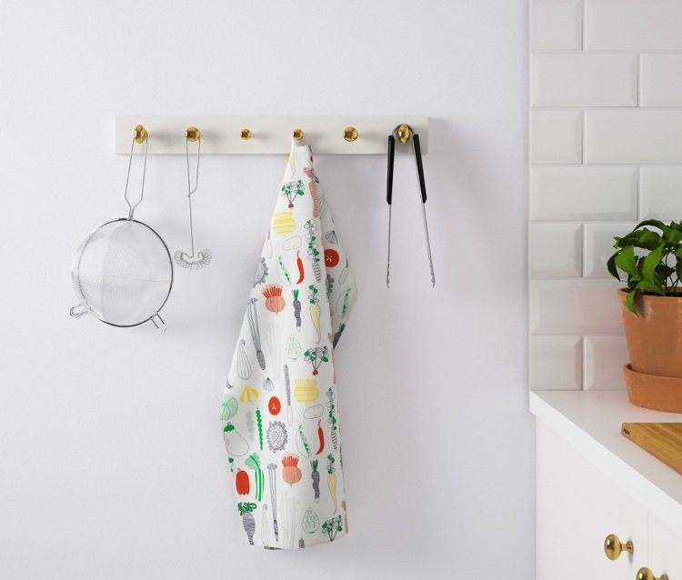 IKEA ENERYDA butoane bucătărie prosop de alamă