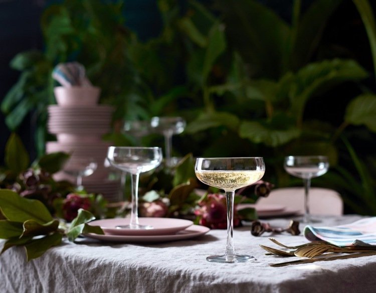 Pahare de șampanie STORHET ikea nou 2018