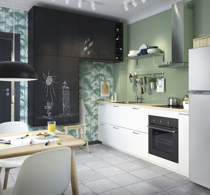 Uddevalla face față cu culoarea cretă noi bucătării Ikea 2018