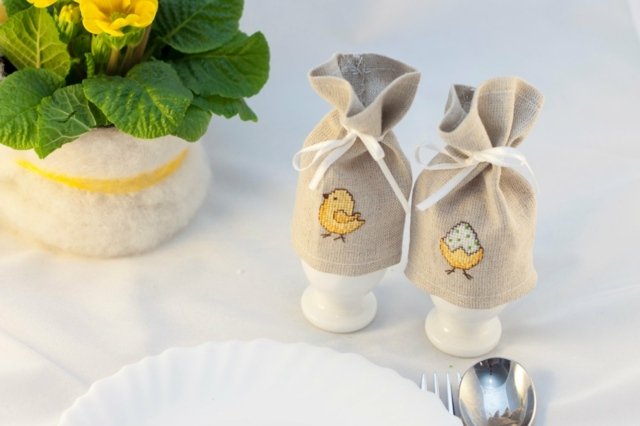 încălzitorul dulce pentru ouă presează pungi pe care le-ați cusut singur imprime genti auto-cusute decoratiune masa Paste