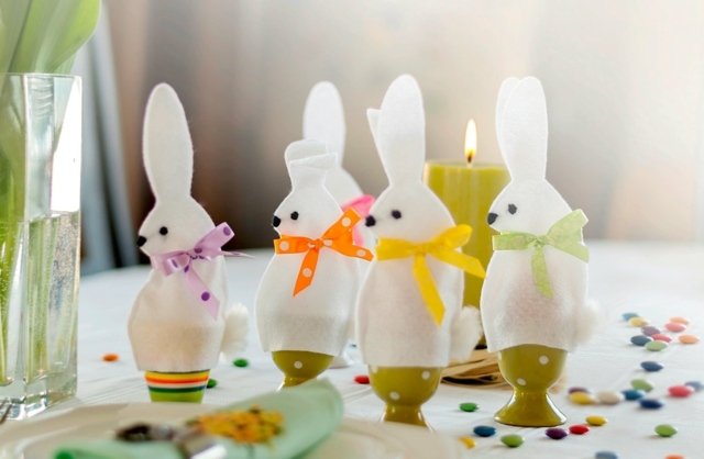 Idei de decorare de Paști iepurași ouă mai calde Idei iepurași încălzitor de ouă idee frumoasă