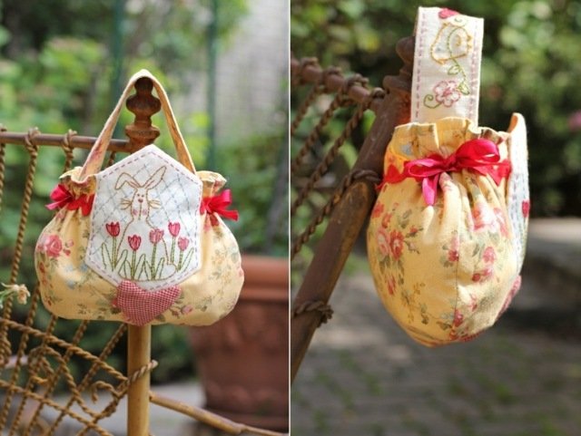 aplicație drăguță de arc de buzunar de Paște Idei aplice arc model inimă floră