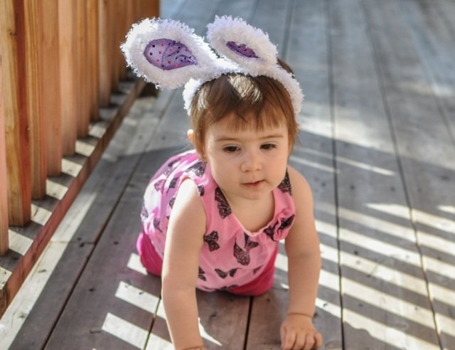 Iepuraș de Paște grădiniță fetiță super Fetiță de grădiniță idee super drăguță