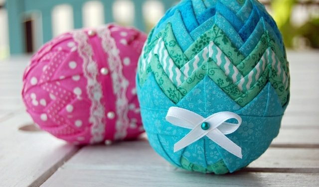 Ouă de Paște țesătură idee drăguță încălzitor de ouă idee drăguță încălzitor de ouă arc albastru roz