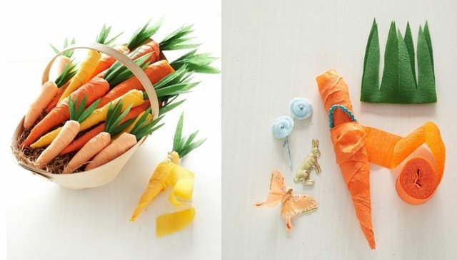 Fabric de morcov din pâslă Artizanat Idei de Paște Designuri Instrucțiuni Tinker Easter Idei Designuri Instrucțiuni Începători rapide