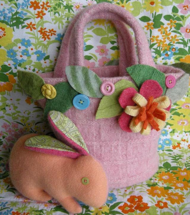 drăguț sac de motive de Paște în sine rapid și ușor Pungă rapid și ușor fetele mici