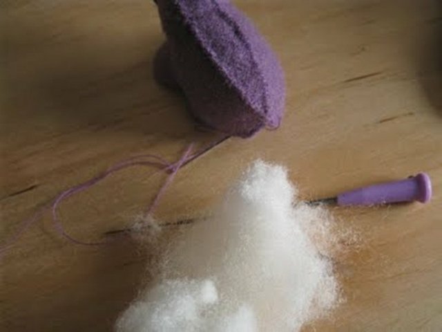 Vată de iepuraș de Paște umple jucării de peluză animale copii jucarii cu cadou animale cadouri pentru copii pasul 4