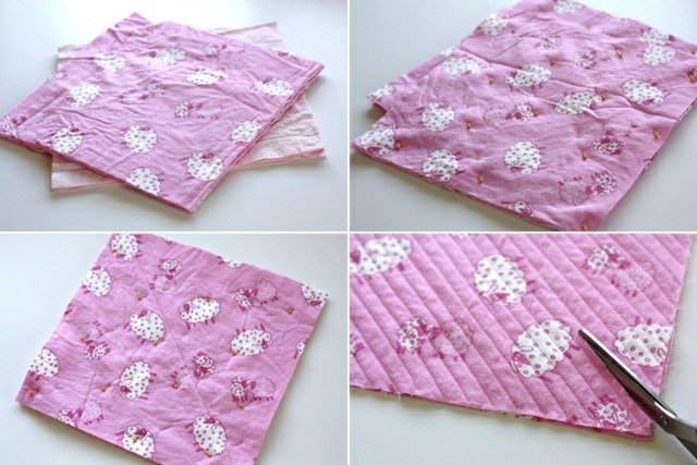 Instrucțiuni despre țesătura de iepuraș de Paște idee rapidă Instrucțiuni despre fabricare ideea rapidă pasul 1