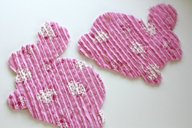 Husă de pernă de iepuraș de Paște partea dreaptă două detalii În ceea ce privește partea dreaptă, două detalii coase idei rapide